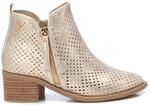 XTI - Freizeitstiefeletten Damen Gold - Bequeme und vielseitige Schuhe - Casual Mode