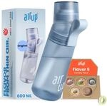 air up Trinkflasche (600 ml) f&uuml;r Schule, Sport, Gym | inkl. 5 zuckerfreien Duft-Pods