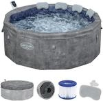 Bestway&reg; Lay-Z-SPA&reg; Energiespar-Whirlpool mit Schaumstoffpaneelen Carrara AirJet&trade;