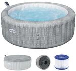 Bestway Lay-Z-SPA Energiespar-Whirlpool Bali AirJet, &Oslash;196x71cm, 6 Personen, Heizung,