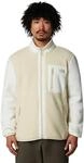 The North Face Herren Yumiori Full Zip Fleecejacke, Gravel/White Dune/Grape, S