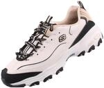 Skechers D'Lites Retro Rewind Sneaker f&uuml;r Damen, Nat&uuml;rlicher schwarzer