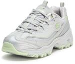 Skechers D'Lites Chromatic Damen Sneaker Gray/Lime EU 39