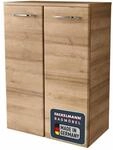 FACKELMANN Doppel-Midischrank Milano/Badschrank mit Soft-Close/Ma&szlig;e (B x H x...