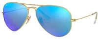 Ray Ban Unisex Sonnenbrille Aviator, Gr. Large (Herstellergr&ouml;&szlig;e: 58), Gold (gold