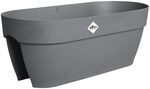 elho Vibia Campana Flower Bridge 60 - Blumenkasten Balkon mit Halterung - 100%