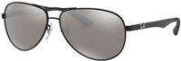 Ray-Ban Unisex Carbon Fibre Sonnenbrille, Schwarz (Gestell: Schwarz Glas: Polarisiert