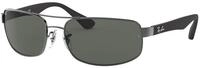 Ray-Ban Junior Herren Rb 3445 Brillengestelle, Grau (Gunmetal/Crystal Green), 64