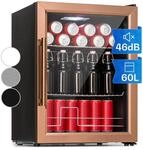 Klarstein Getr&auml;nkek&uuml;hlschrank Gro&szlig; &ndash; 60L Glast&uuml;rk&uuml;hlschrank, 3&ndash;10&deg;C,