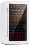 Klarstein Mini K&uuml;hlschrank mit Glast&uuml;r, Mini-K&uuml;hlschrank f&uuml;r Zimmer,