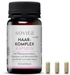 sovita Haar Komplex Kapseln mit Hirseextrakt & Biotin | Mit Kupfer, Selen & Schwarzem