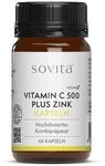 sovita Vitamin C 500 Plus Zink Kapseln hochdosiert | Mit 500 mg Vitamin C & 10...