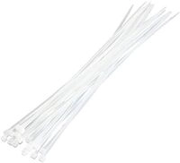 Logilink KAB0040 Kabelbinder Set 400mm x 4,4mm (100 St&uuml;ck), Transparent