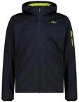CMP MAN JACKET ZIP HOOD ANTRACITE-ACIDO - 52