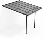 Juskys&reg; Terrassen&uuml;berdachung Borneo 3x3 m &mdash; Sonnenschutz aus Aluminium mit