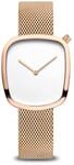 BERING Damen Uhr Quarz Movement - Pebble Collection mit Edelstahl und Saphirglas