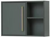 Schildmeyer Kent H&auml;ngeschrank 151117, waldgr&uuml;n/Gold, 66,8 x 16 x 48,4 cm