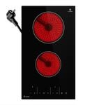 KKT KOLBE Doppel Glaskeramikkochfeld 30 cm Autark | Glaskeramik | 3 kW | 2 Zonen | 9