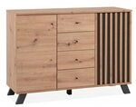 DEINE TANTE EMMA 003403 Kommode Medan 01B Sideboard Artisan Eiche Nb. / Anthrazit