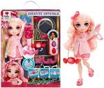 Rainbow High Creative Crystals Bella - Pinkfarbene 28 cm Modepuppe mit Make It Kit