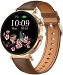Knauermann NEO 2 (2025) - Gold Rund - Gesundheitsuhr Smartwatch - EKG + HRV Funktion