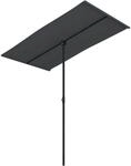 vidaXL Sonnenschirm mit Aluminium-Mast H&ouml;henverstellbar Drehbar Ampelschirm