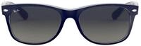 Ray-Ban Unisex New Wayfarer Sonnenbrille, Top Matte Blue On Transparent, 52 mm...