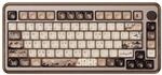 Akko MU02 Mechanische Tastatur mit Walnussholzgeh&auml;use,75% RGB, 2,4 G,