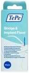 TePe Bridge & Implant Floss, 30 Stk., dicke Zahnseide, geeignet f&uuml;r Zahnspangen,
