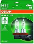 Osram ULTRA LIFE, H11, halogen headlight lamps, Hanging folding box (2 lamps)