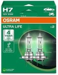 Osram ULTRA LIFE, H7, halogen headlight lamps, Hanging folding box (2 lamps)