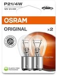 Osram ORIGINAL LINE 12V, P21/4W, signal lamp, Metal Base, Double Blister, (2 lamps)