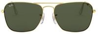 Ray-Ban Unisex Rb 3136 Sonnenbrille, Gold (Gestell: Gold, Gl&auml;ser: Gr&uuml;n Klassisch