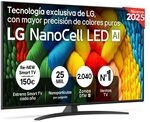 LG TV AI NANO81 (2025) 55 Zoll NanoCell UHD 4K - 55NANO81A6A