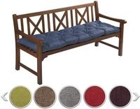 sunnypillow Bankauflage Outdoor - Bankkissen f&uuml;r Bank 120 x 50 cm - Sitzkissen f&uuml;r