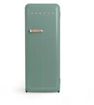 CREATE / RETRO FRIDGE 150 ROSE GOLD/K&uuml;hlschrank mit Gefrierfach 281L in Salbeigr&uuml;n,