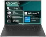 LG, 16 Zoll, gram, Notebook, 40.6cm, Intel i5, 16GB DDR4, 512GB Dual SSD,...