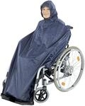 Maximex Rollstuhl-Regencape, Regenponcho zum &Uuml;berwerfen, Mit Reflektoren, Schutz vor
