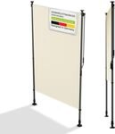 Juskys&reg; Senkrechtmarkise Barbados 120x310 cm - Balkon Sichtschutz wetterfest -