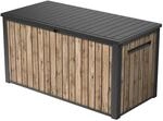 Keter Gartenbox Sierra 643L | 144x67x73 cm cm | Kunststoff in Holzoptik (Pinie) 