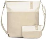 Zwei Damen Umh&auml;ngetasche Jana J12 Crossbody Bag 9 L Handtasche Bicolor Canvas-Stil