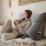 Bj&ouml;rn&Schiller R&uuml;ckenkissen - Lesekissen f&uuml;r Bett und Sofa, Keilkissen,
