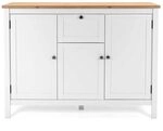 Landhaus Sideboard (B/H/T: 120 x 90 x 40 cm) 3 Rahment&uuml;ren, 1 Schubkasten 
