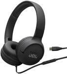 JBL Tune 520C, kabelgebundene On-Ear-Kopfh&ouml;rer mit Mikrofon, JBL Pure Bass Sound,