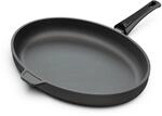 Hoffmann Fischpfanne Oval 39 x 29 cm Induktion I Schnitzelpfanne Made in Germany I