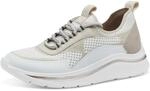 Tamaris Comfort Damen Sneaker flach mit Chunky-Sohle Vegan, Beige (Beige), 41 EU