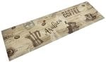 vidaXL K&uuml;chenteppich Waschbar Kaffee Braun 45x150 cm Samt
