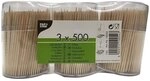 1500 Zahnstocher, Holz rund 6,7 cm in Dose PS10054
