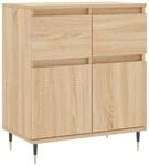 vidaXL Sideboard, Kommode mit viel Stauraum, Mehrzweckschrank Anrichte f&uuml;r