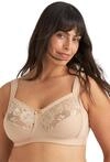 Miss Mary of Sweden Lovely Lace b&uuml;gelloser Komfort-BH aus Baumwolle 100C Beige